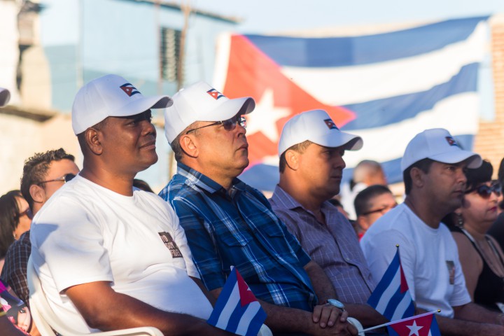 Acto por el Triunfo de la Revolución en Pueblo Nuevo, Holguín