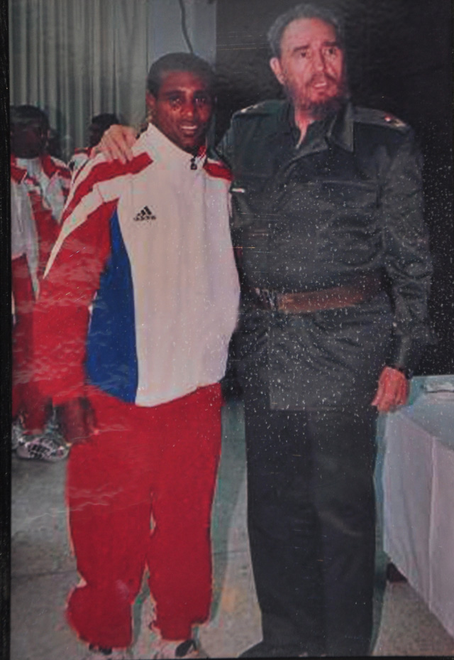 Mario Kindelán y Fidel Castro