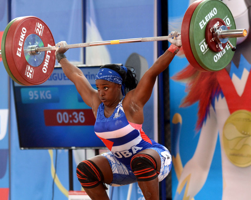 marina rdguez oro pesas