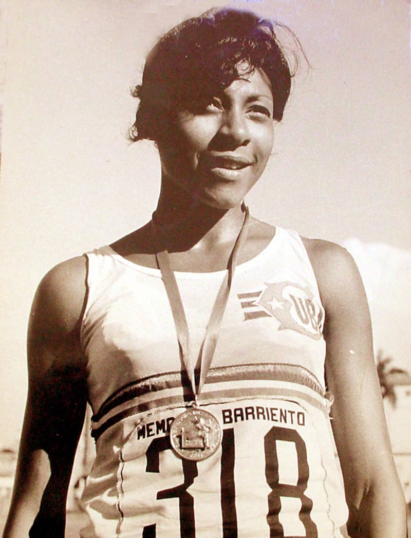 Asunción Acosta, la gacela de “Frank País”./ Foto: Archivo Ahora atletismo 2