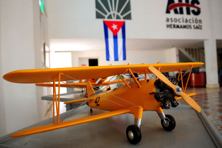 Exposición de aviones en miniatura. Fotos: Carlos Rafael