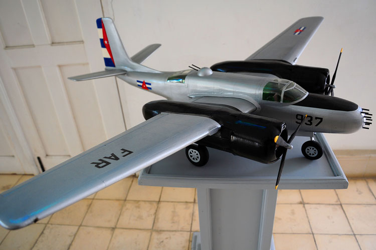 Exposición de aviones en miniatura. Fotos: Carlos Rafael