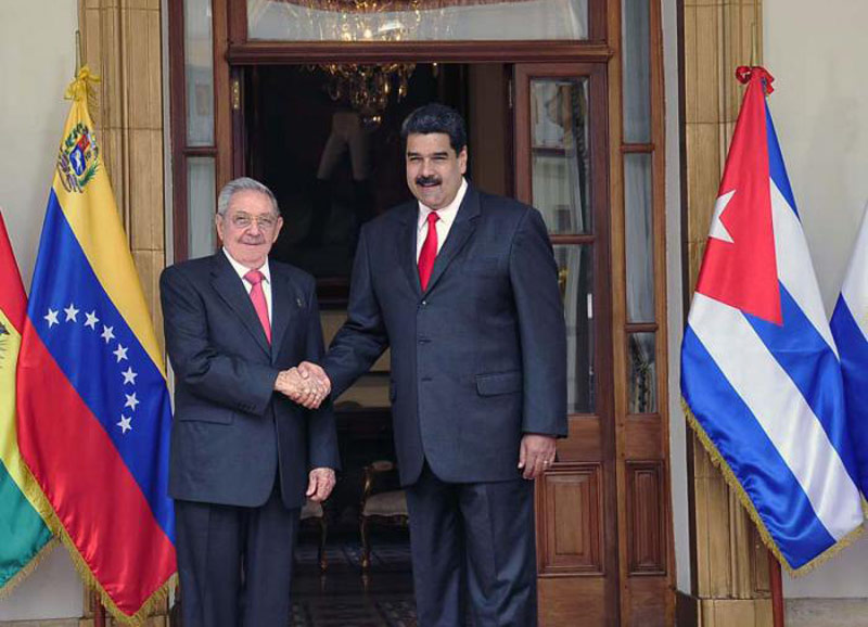 During the Summit, the Cuban President reiterated the unwavering support for the Bolivarian Revolution and the civic-military union of its people, led by President Nicolás Maduro. Photo: Estudio Revolución Raul Maduro