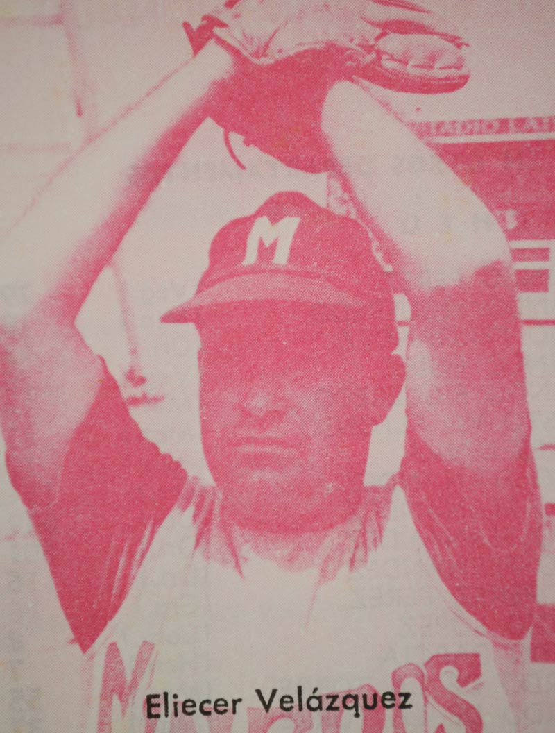 El zurdo Eliécer Velázquez ostentó, hasta 1978, la primacía de más entradas consecutivas sin permitir carreras. mineros 6