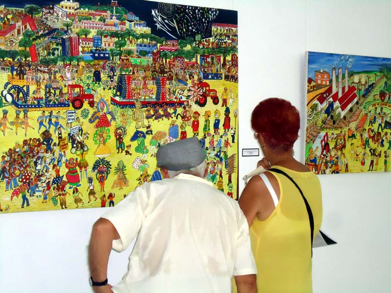 La exposición itinerante “De la Génesis a la Consagración” recorrerá once provincias. Fotos de la autora Arte naif 2