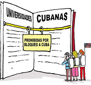 caricatura universidad cuba