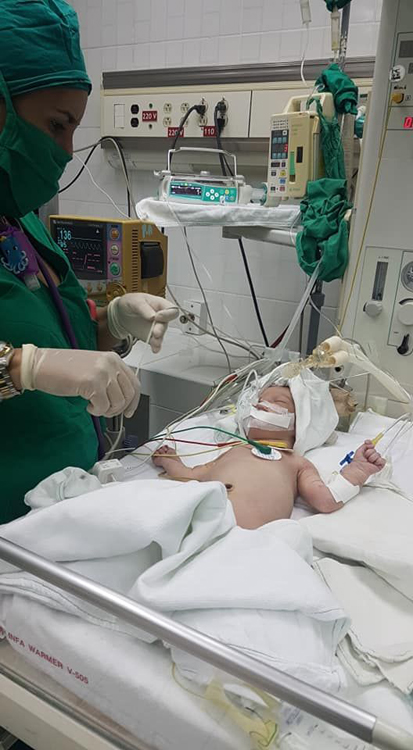 Los pacientes reciben óptima atención en sala de Neonatología.Fotos: En Facebook del perfil de la doctora Yanet hospH 1
