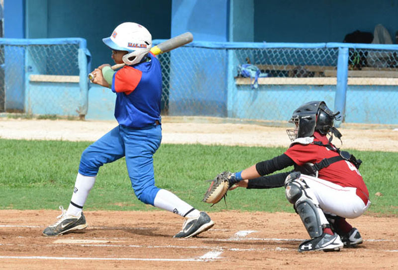Participa equipo holguinero en final nacional infantil de béisbol que se celebra en Cienfuegos . Foto: TV Granma peloteritos pionero