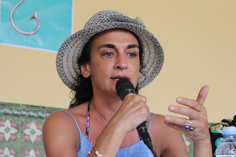 IshtarYasin, actriz y directora del largometraje Dos Fridas. panelcine3