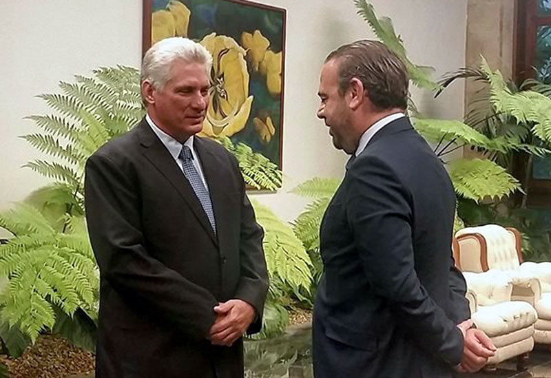 díaz canel empresarios