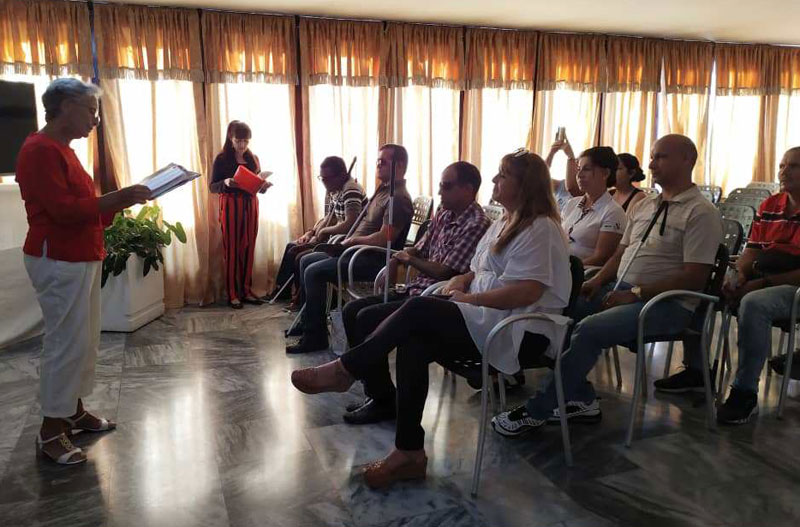 Para los delegados el evento será escenario propicio para intercambiar experiencias y socializar con personas de otras provincias del país. ANCI abanderamiento 02