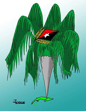 fidel caricatura