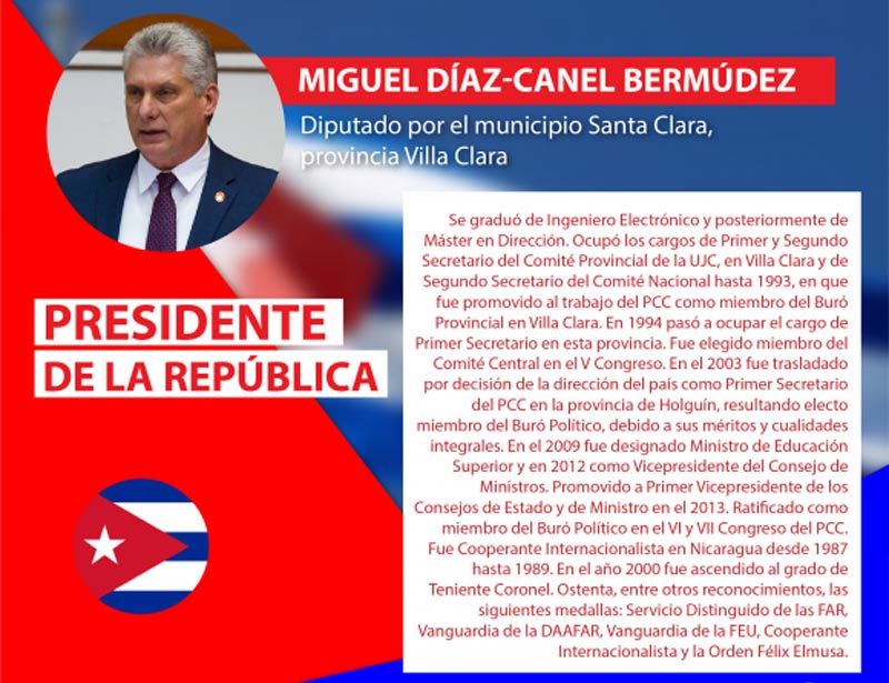 diaz canel presidente repub