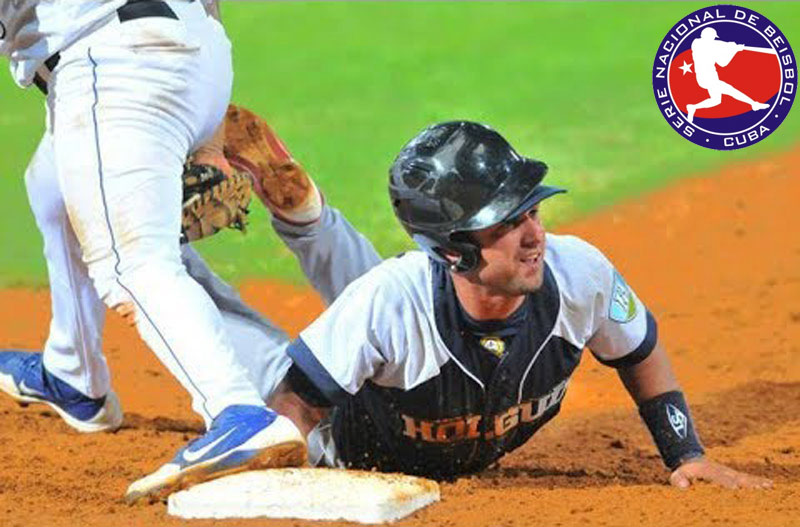 La ofensiva holguinera fue de 15 imparables, entre los que hubo siete dobles. Foto: Youtube.com Holguin vs Mayabeque