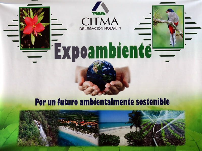 Expoambiente Holguín-2019 sesiona durante dos días en la Plaza de la Marqueta. Fotos: Carlos Rafael Expoambiente 1
