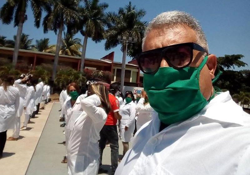 Foto: Cortesía del doctor Waldo González Martínez, especialista de Segundo Grado en MGI medicos angola covidok
