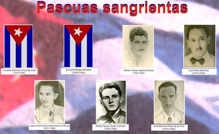 Mártires de las Pascuas Sangrientas. Foto: Cortesía del Museo de la Clandestinidad Pascuas Sangrientas 06