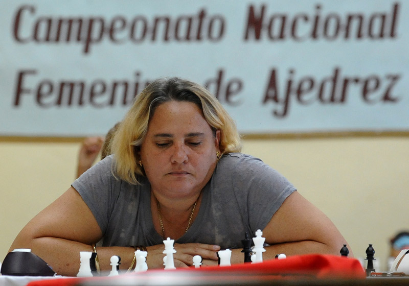 La GM Martitza Arribas es la máxima ganadora de títulos (10) en campeonatos nacionales. ajedrez fem 2020 C Rafael 2