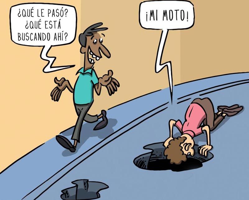 baches hguin caricatura