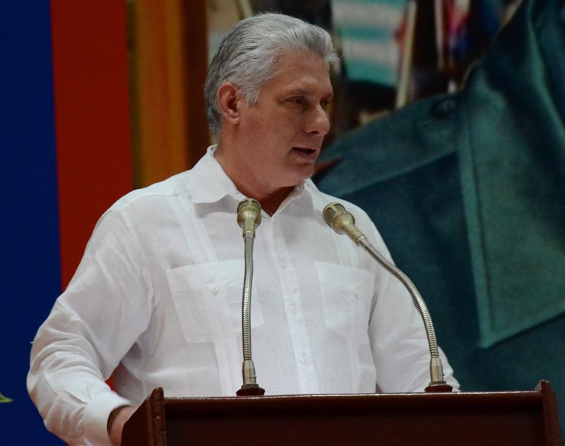Miguel Díaz-Canel Bermúdez, presidente de la República de Cuba. Foto: Carlos Rafael canellC