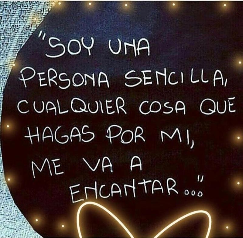 persona sencilla opinion