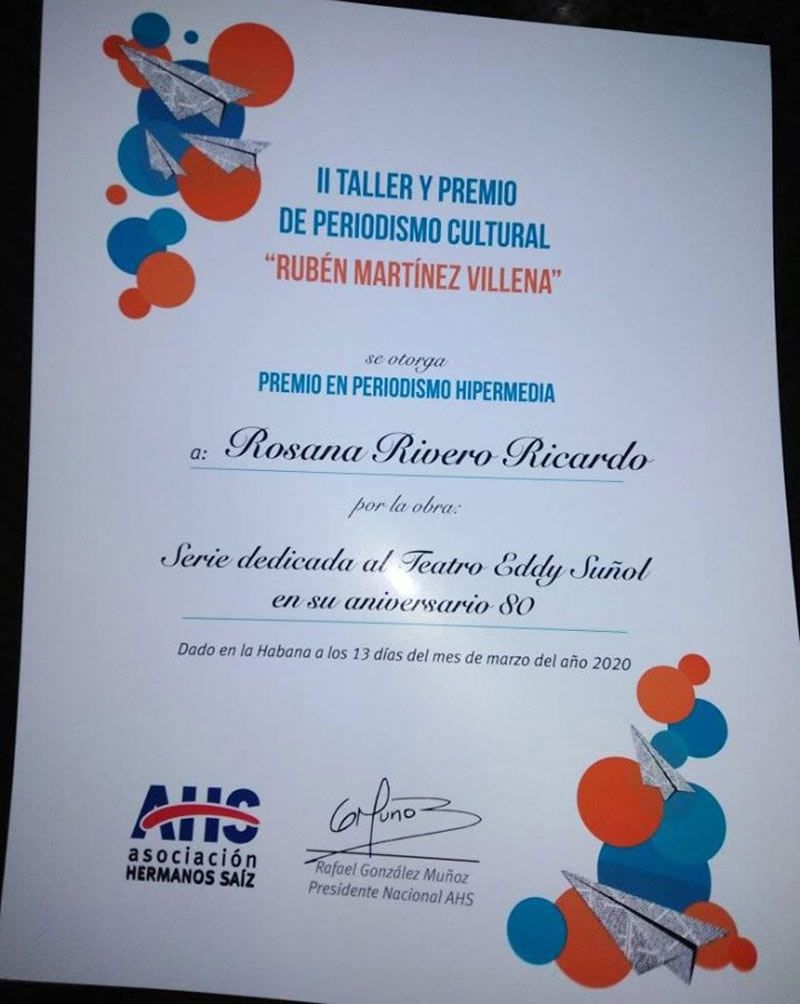 premio rosy ahs 2