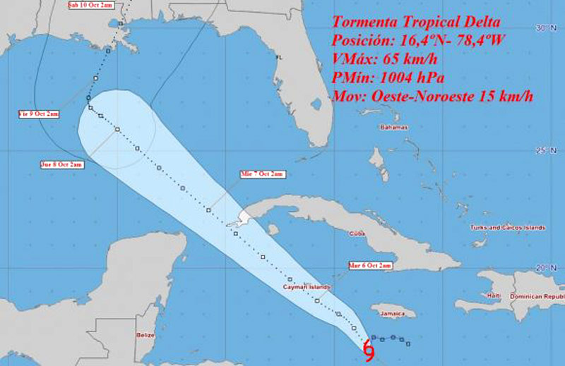 Tormenta delta oct 5