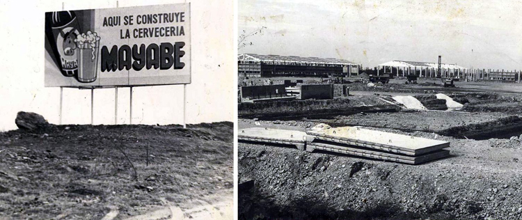 Construcción y montaje de la fábrica, por aquel entonces Cervecería Mayabe. bucanero 5 2