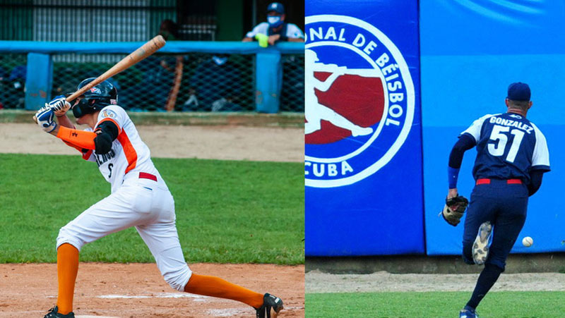 Villa Clara definió la subserie a su favor ante los Cachorros al vencerlos este jueves 11-1, KO en siete entradas. Foto: Vanguardia cachorros vc sandino 2