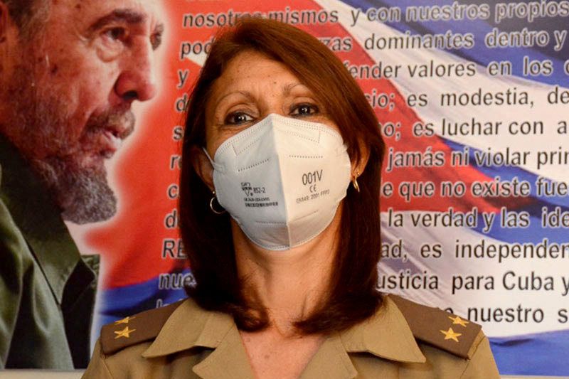 Milagros Mekin Guerra, directora de la institución sanitaria. Hosp Militar Mekin