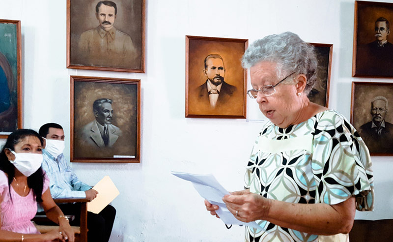 Ángela Peña agradece a familiares, amigos e instituciones Premio Historia Jose A 3
