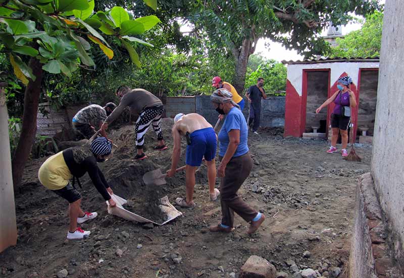 barrios recorrido Trabajo de los Padres en Anexo