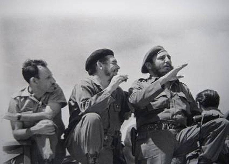 Pepe, junto al Che y Fidel, el 22 de diciembre de 1961. Foto: Archivo / Juventud Rebelde Pepe Ramírez 3