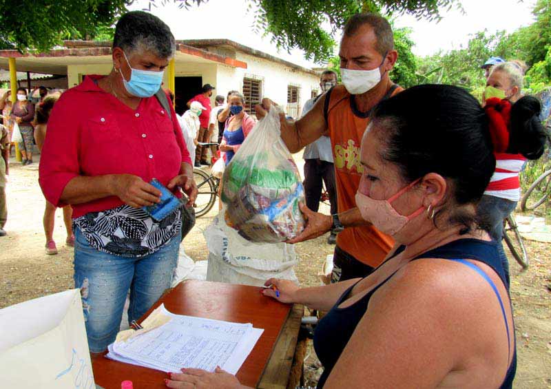 distribución Módulos alimento donación ATH 5