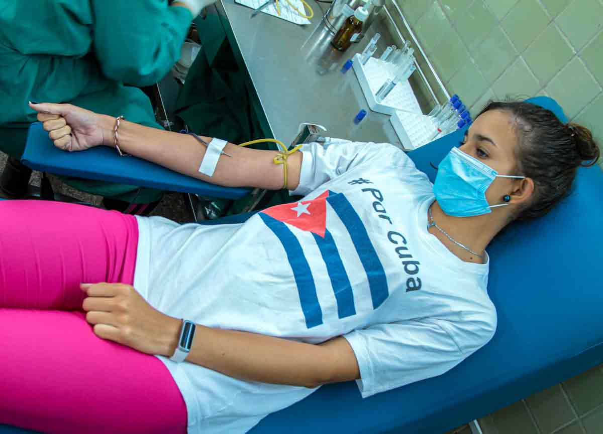 donante de sangre JR