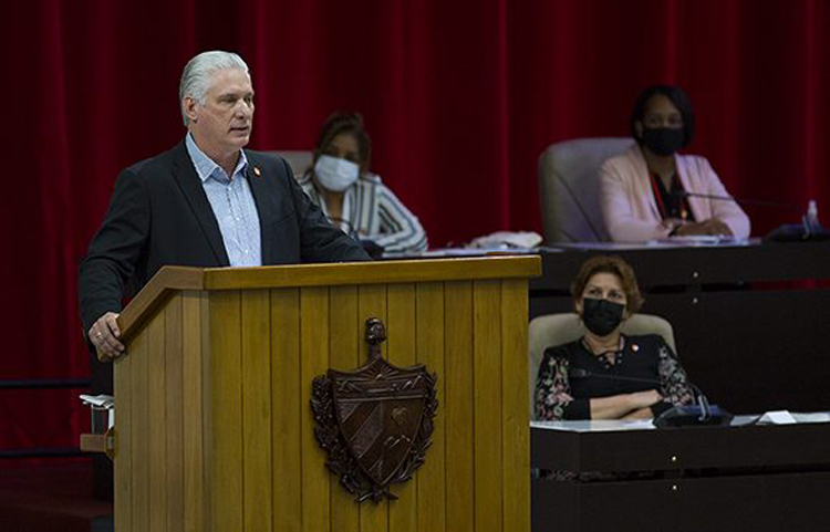 diaz canel discurso parlamento
