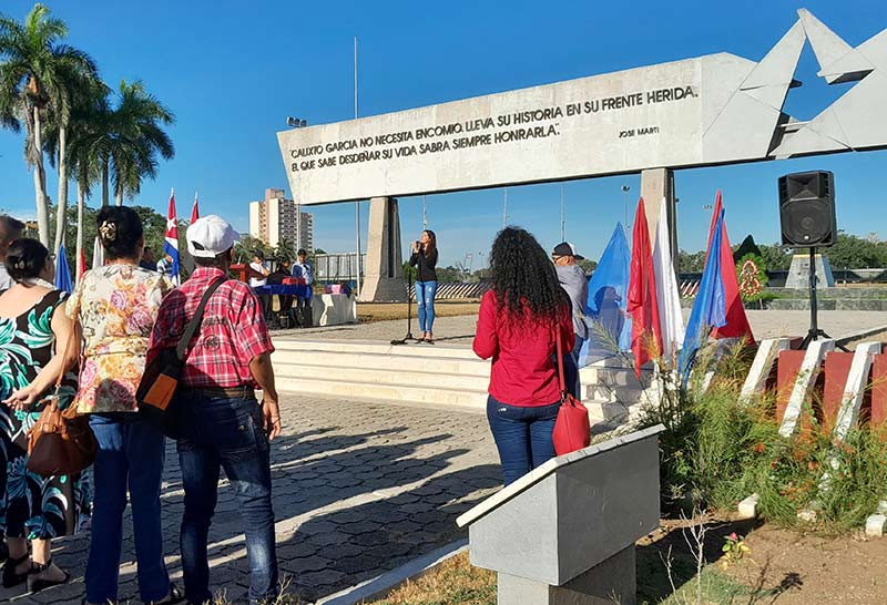 Calixto García homenaje