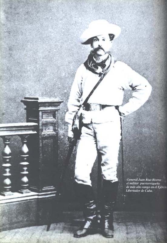 Foto más conocida de Juan Rius Rivera, el puertorriqueño que alcanzó el mayor grado militar en las guerras por la independencia de Cuba. juan2