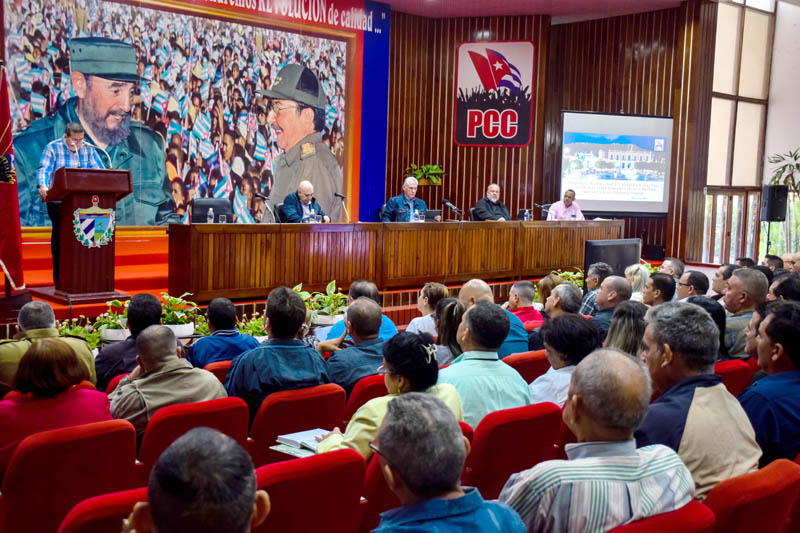 díaz canel reunión HCS 8