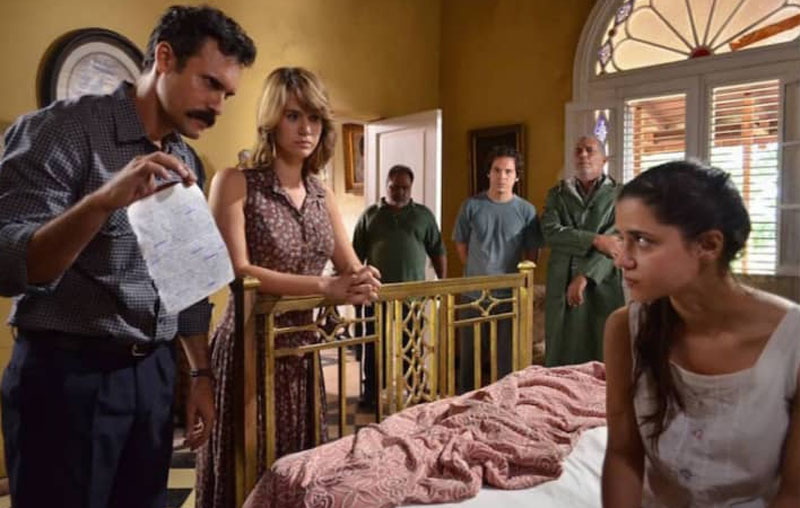 En la película "Nido de mantis", de Arturo Soto. Foto: Tomada de internet Amelia Fernández H05