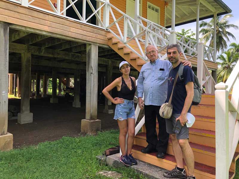Un orgullo especial manifestó por la visita a Birán, donde nacieron Fidel y Raúl. documental 3