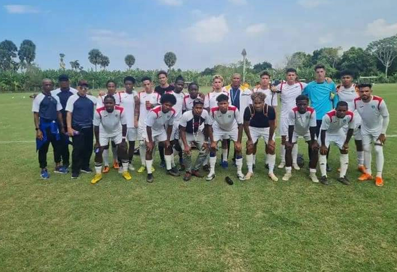 El equipo de Holguín aseguró la medalla de bronce en la Liga Cubana de Fútbol, actuación que no lograba desde el 2006 cuando levantó el título. Foto: Internet panteras deholguin F1