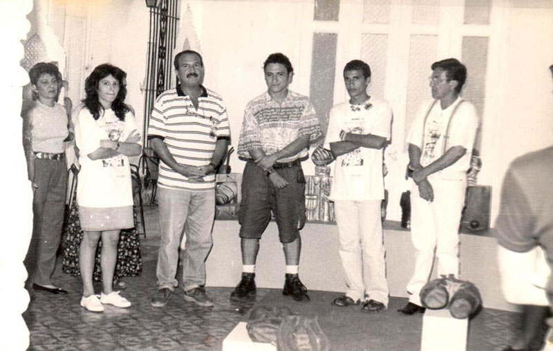 Inauguracón de la exposición del artista plástico holguinero Jorge Hidalgo Pimentel. Romerías 95 1