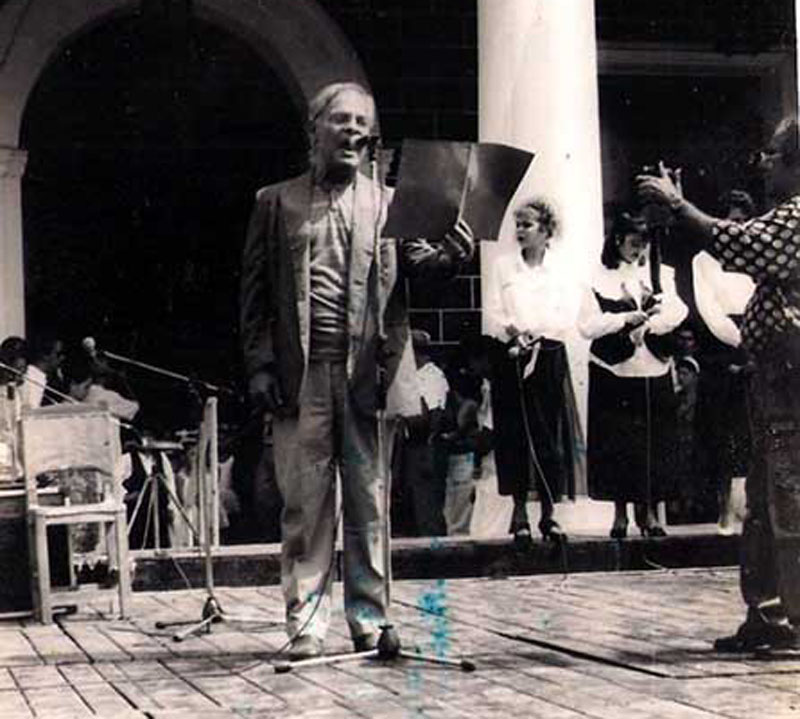 Héctor Quintero en ceremonia de La Periquera (1998) Romerías 98 3