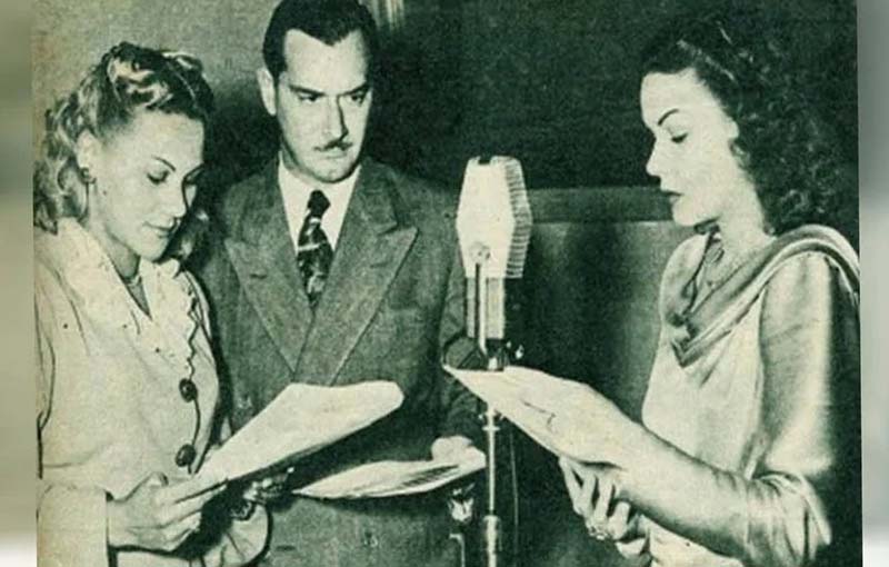 Foto de la grabación de El derecho de nacer. felix b caignet 5