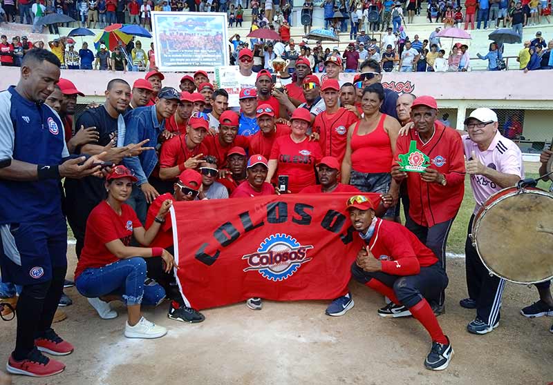 colosos campeones liga azucarera béisbol 4