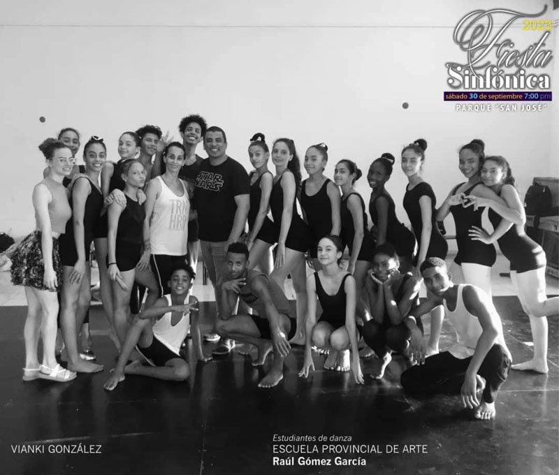 Estudiantes de Danza que pariciparán en la "Fiesta Sinfónica". Fieesta sinfonica 3
