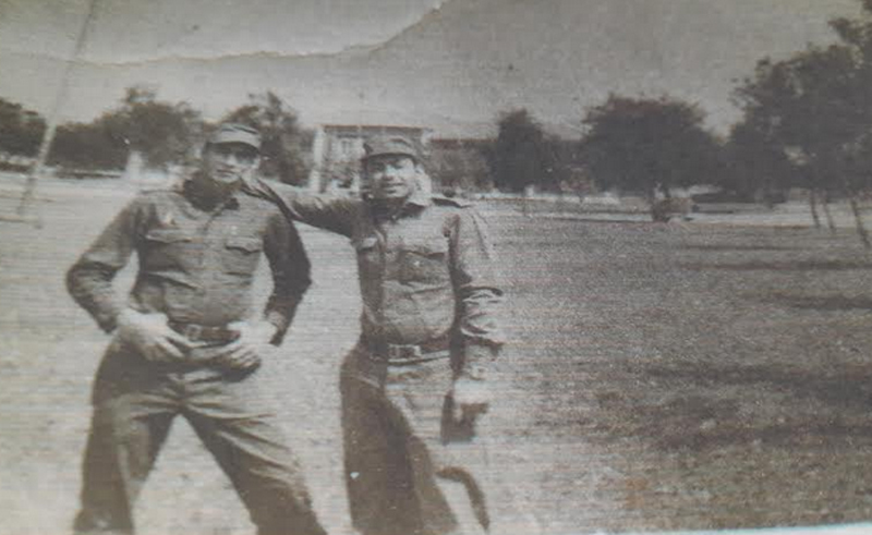 Ronald Andalia, a la derecha, junto a Orlando. Foto: Cortesía del autor ronaldandalia1