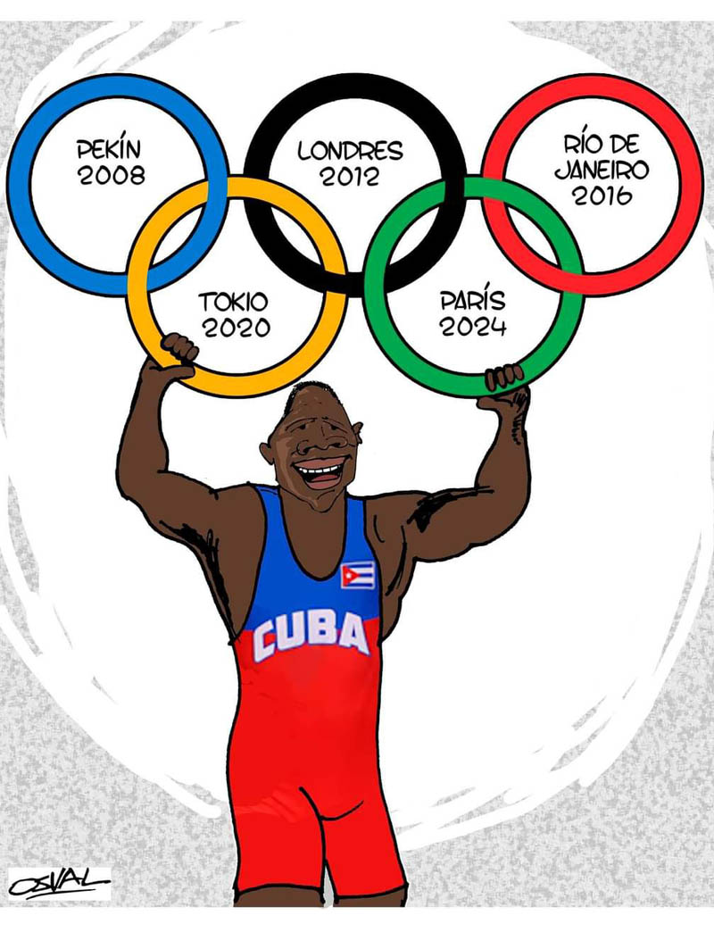 mijaín caricatura