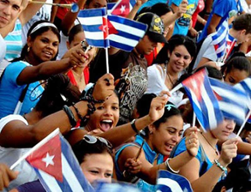 Fotos: De archivo estudiantes cubanos2